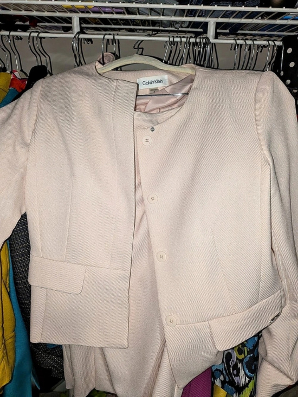 Calvin Klein Pink Blazer